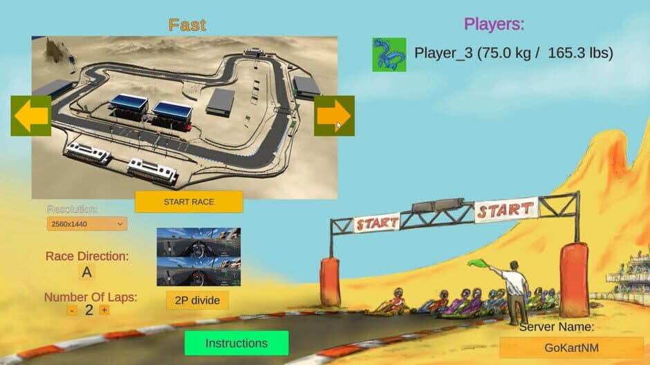 Скриншот 11 из GoKart: New Mexico