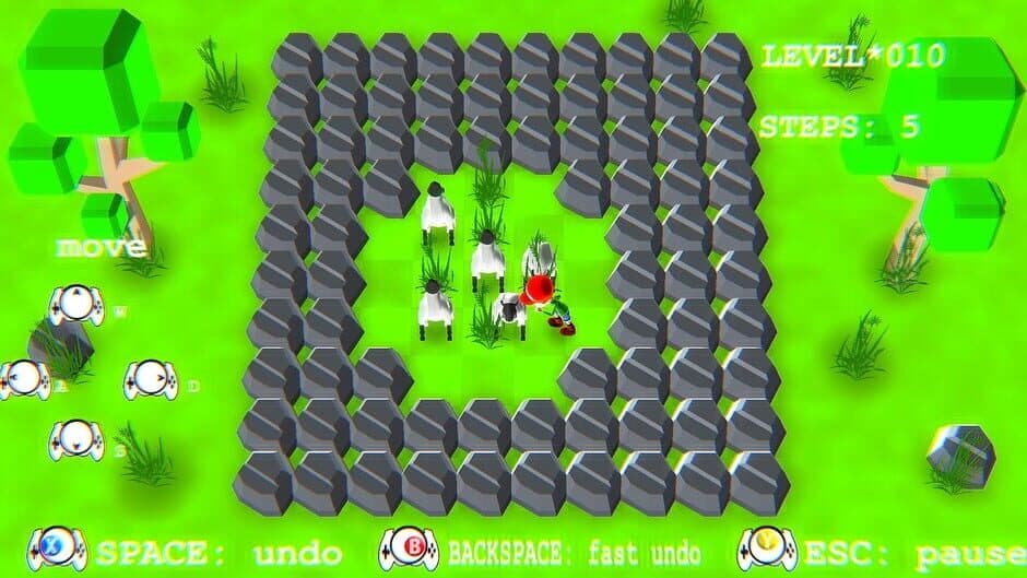 Скриншот 1 из Push the Sheep