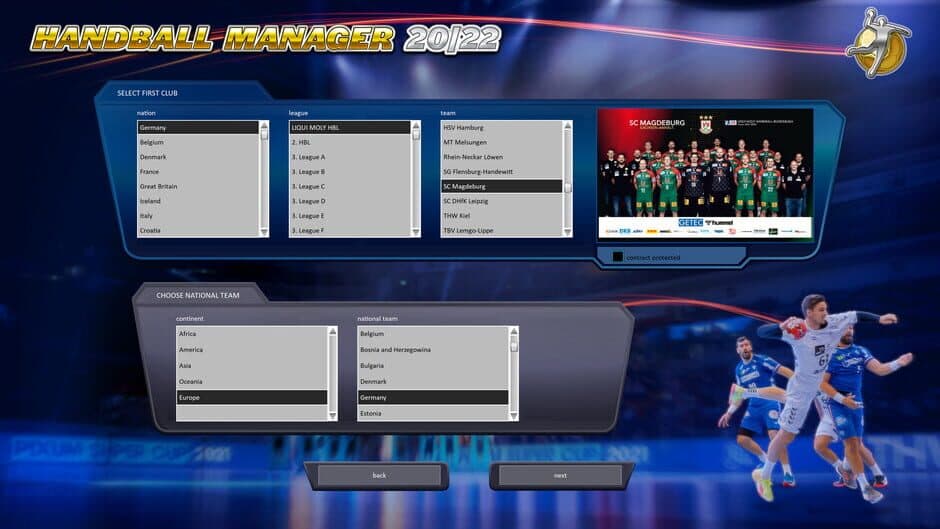 Скриншот 2 из Handball Manager 2022