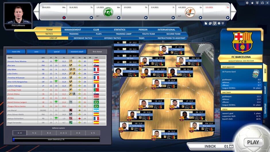 Скриншот 4 из Handball Manager 2022
