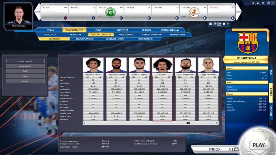 Скриншот 6 из Handball Manager 2022