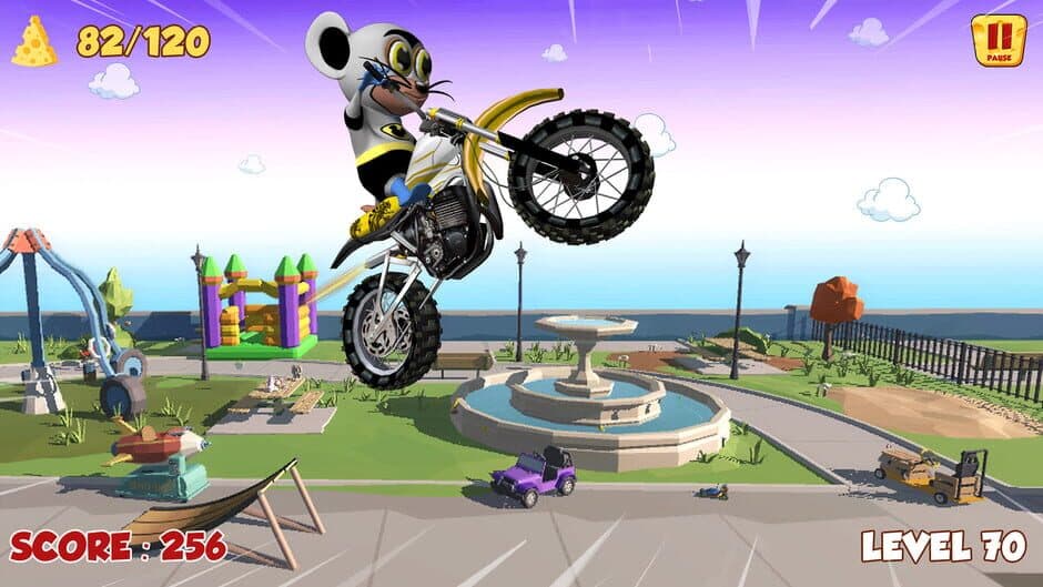 Скриншот 4 из Moto Mouse Stunt Mania