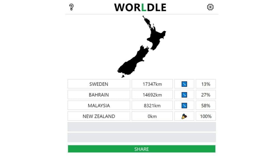 Скриншот 1 из Worldle