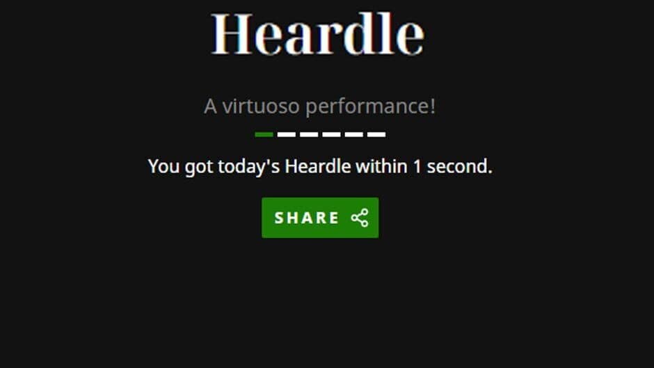 Скриншот 1 из Heardle