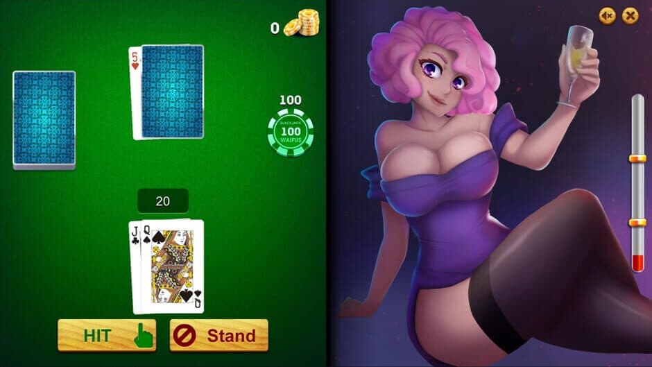 Скриншот 4 из BlackJack and Waifus