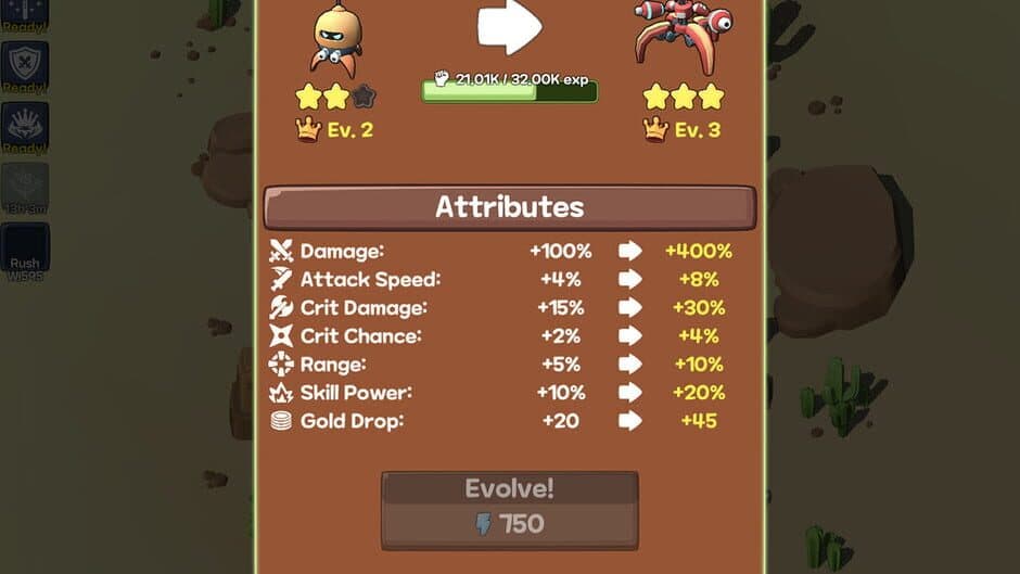 Скриншот 10 из Idle Monster TD: Evolved