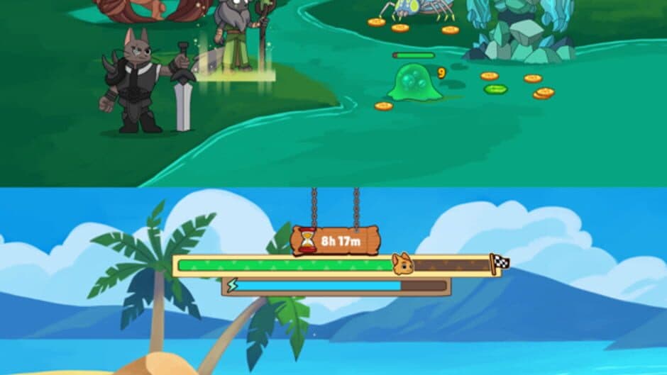 Скриншот 5 из Clicker Cats: RPG Idle Heroes