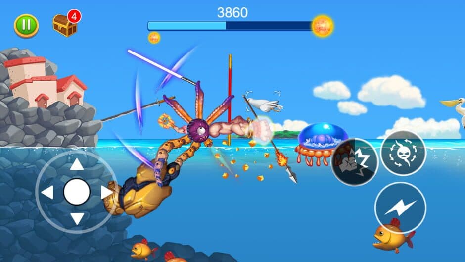 Скриншот 4 из Unruly Octopus