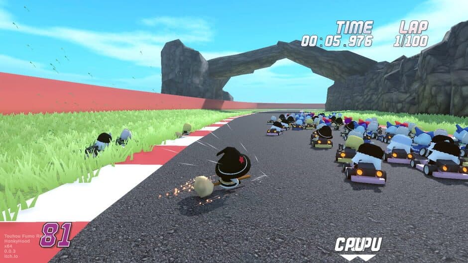 Скриншот 1 из Touhou Fumo Racing
