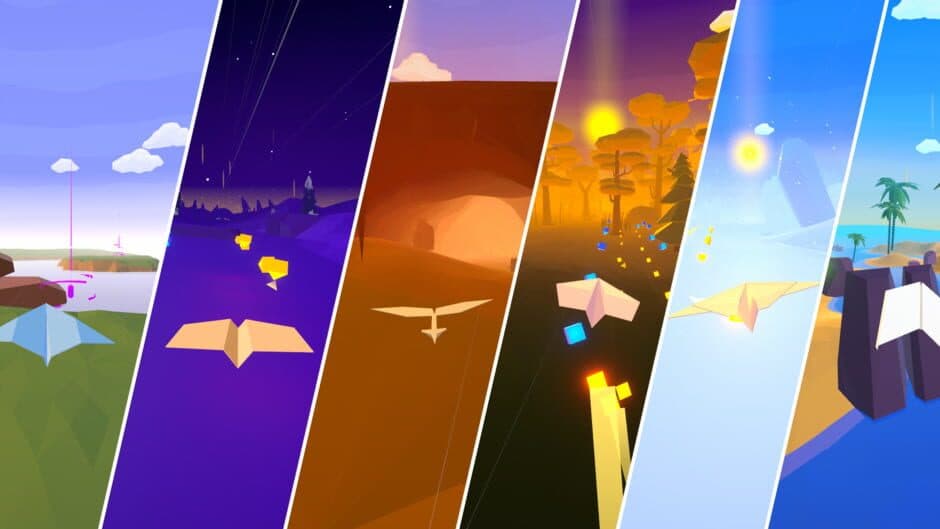 Скриншот 3 из Paperly: Paper Plane Adventure