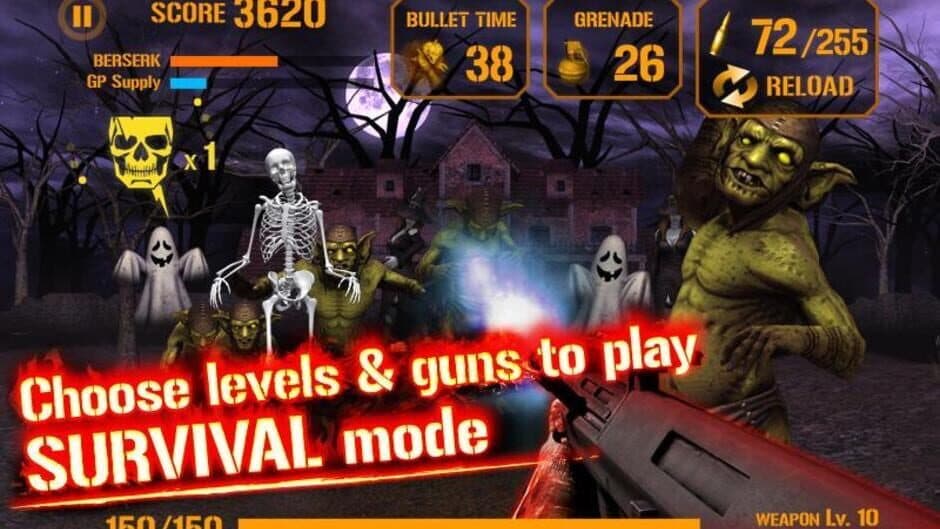 Скриншот 4 из Gun Zombie: Halloween