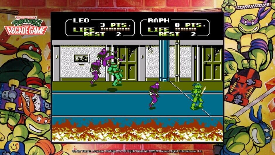 Скриншот 1 из Teenage Mutant Ninja Turtles: The Cowabunga Collection