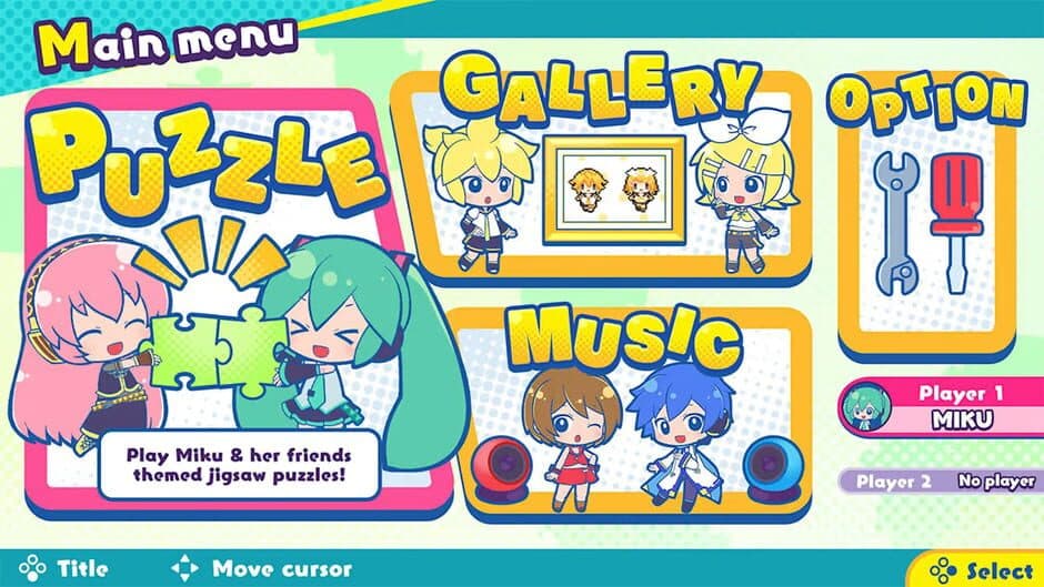 Скриншот 3 из Hatsune Miku Jigsaw Puzzle