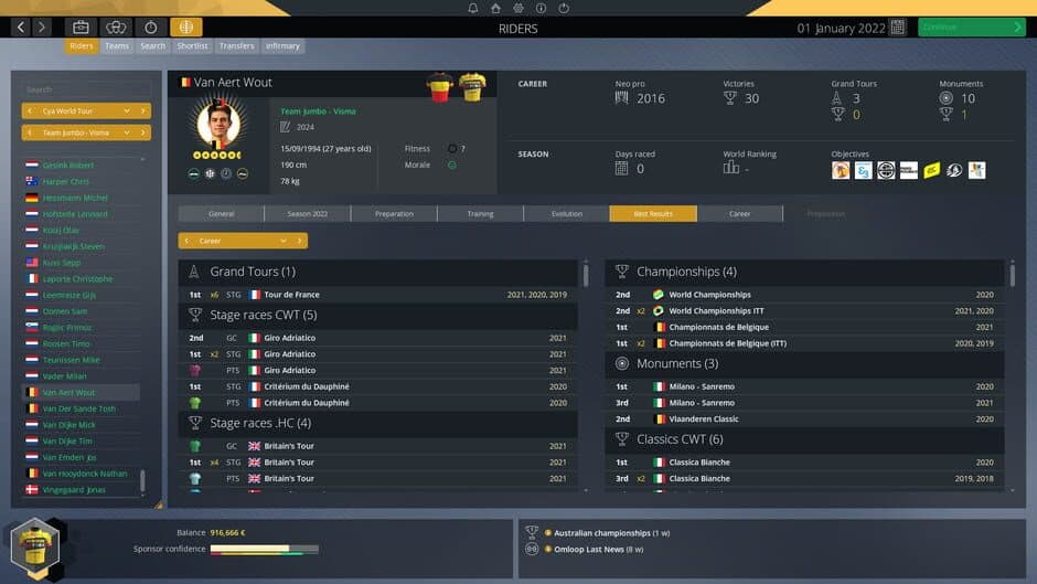 Скриншот 6 из Pro Cycling Manager 2022