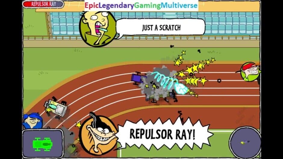 Скриншот 1 из Ed, Edd n Eddy: Cul de Sac Smash II - Wheels of Fury