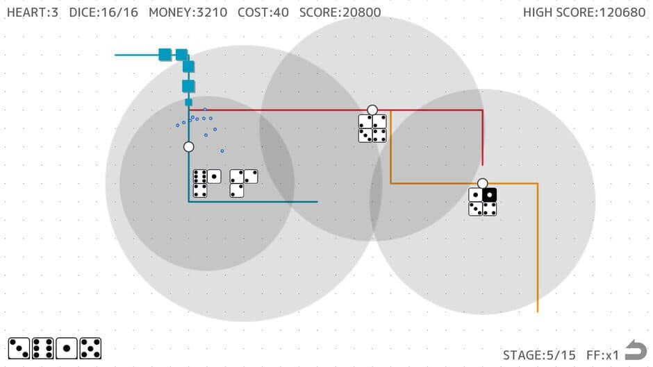Скриншот 2 из Quad Dice Defence