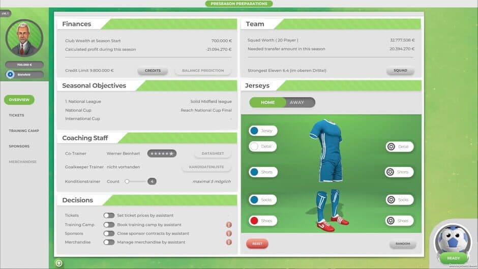 Скриншот 2 из Goal!: The Club Manager