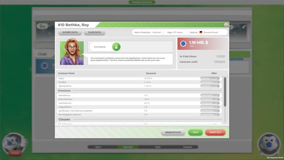 Скриншот 8 из Goal!: The Club Manager