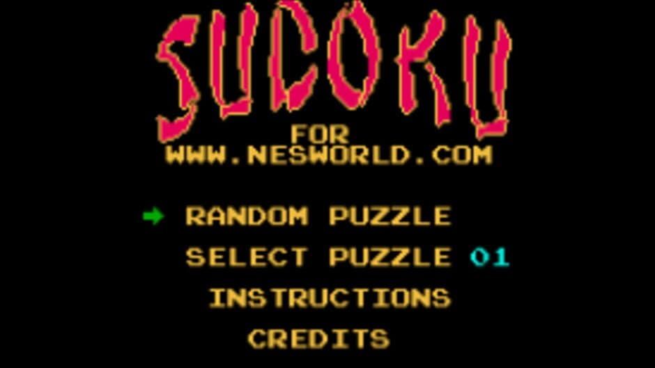 Скриншот 1 из Sudoku: NESWorld Edition