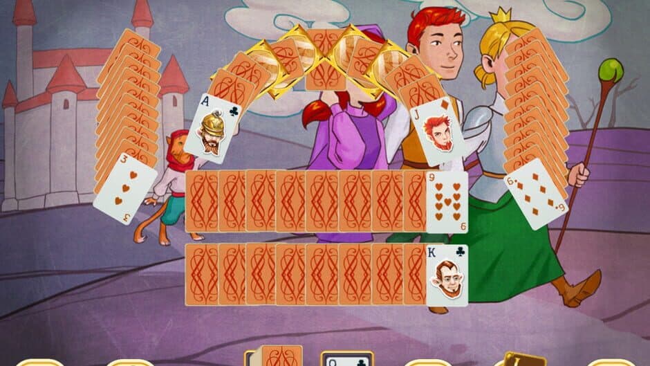 Скриншот 1 из Gnomes Solitaire
