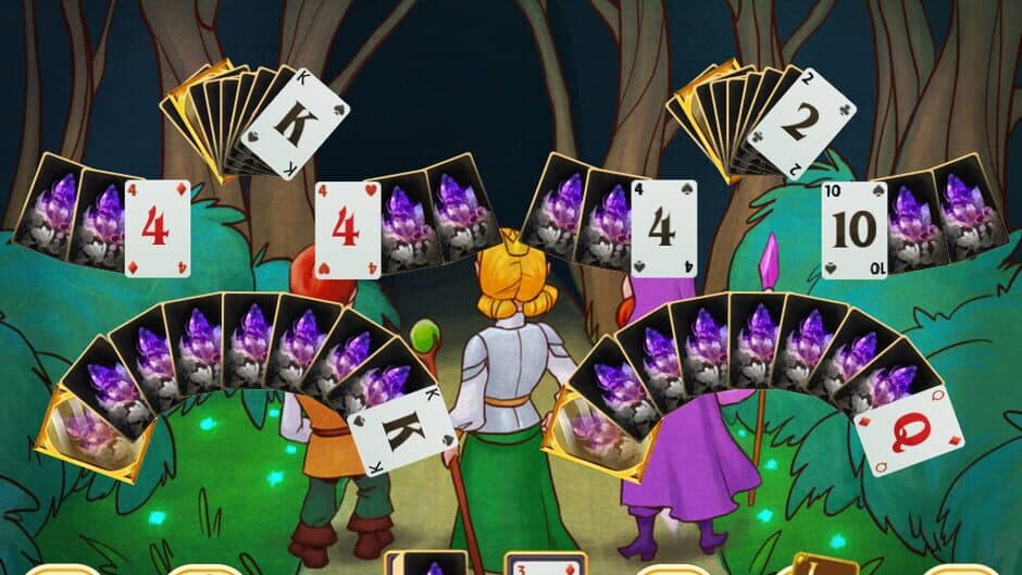Скриншот 2 из Gnomes Solitaire