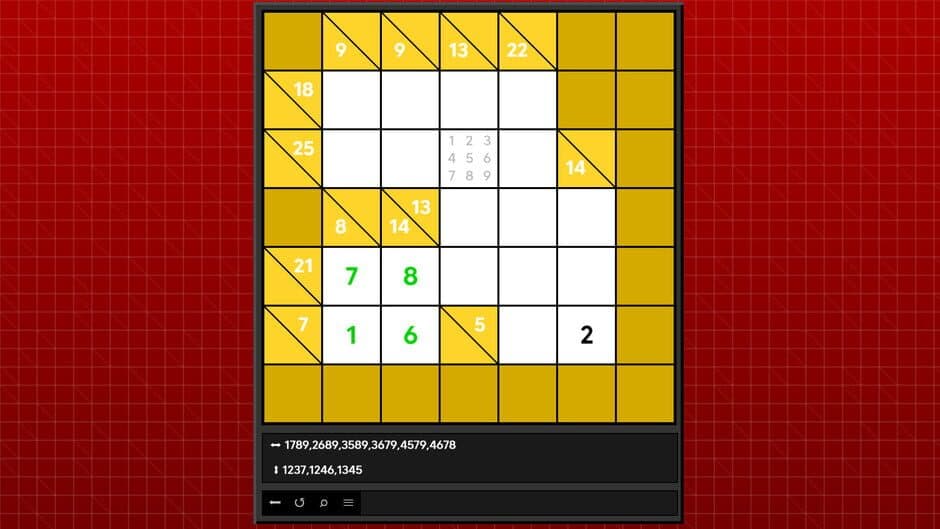 Скриншот 2 из Super Kakuro: Cross Sums