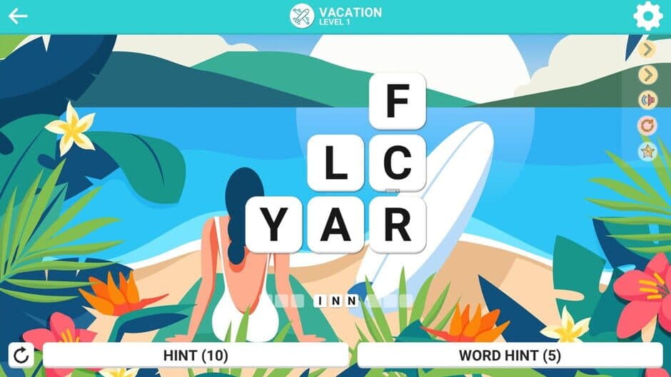 Скриншот 1 из Square Word: Summer Edition