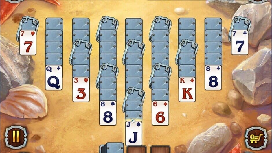 Скриншот 1 из Pirate's Solitaire