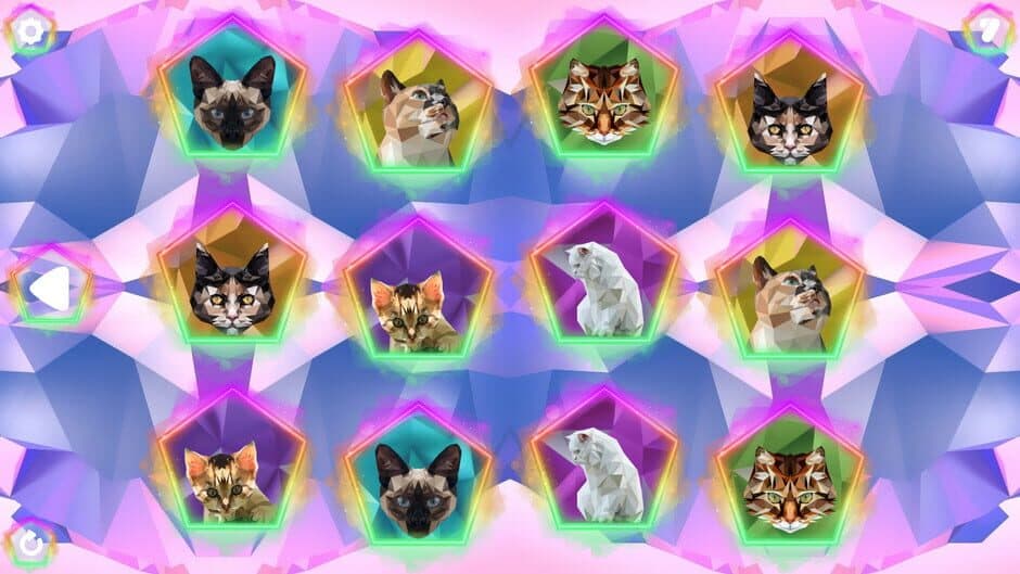 Скриншот 3 из Poly Memory: Cats