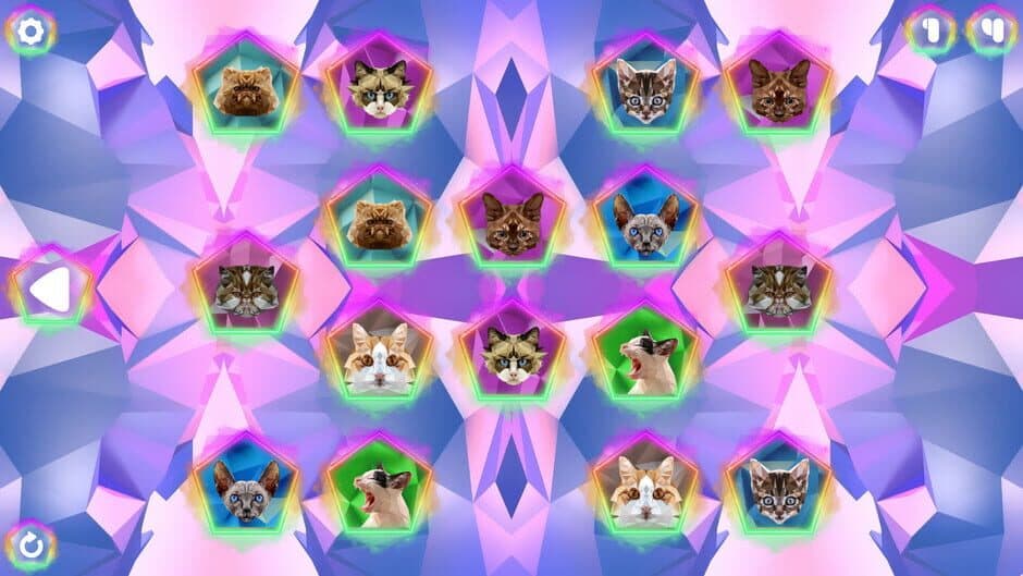 Скриншот 4 из Poly Memory: Cats