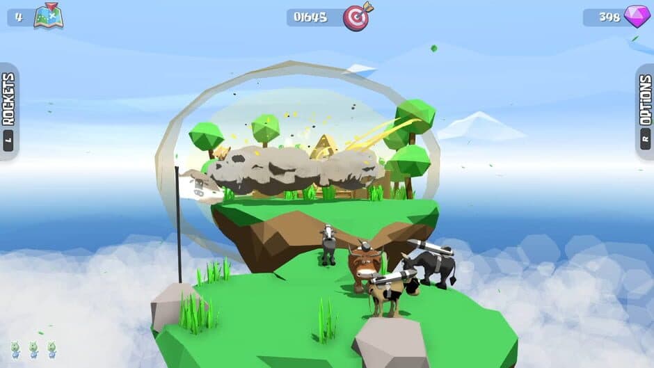 Скриншот 2 из Rocket Cows