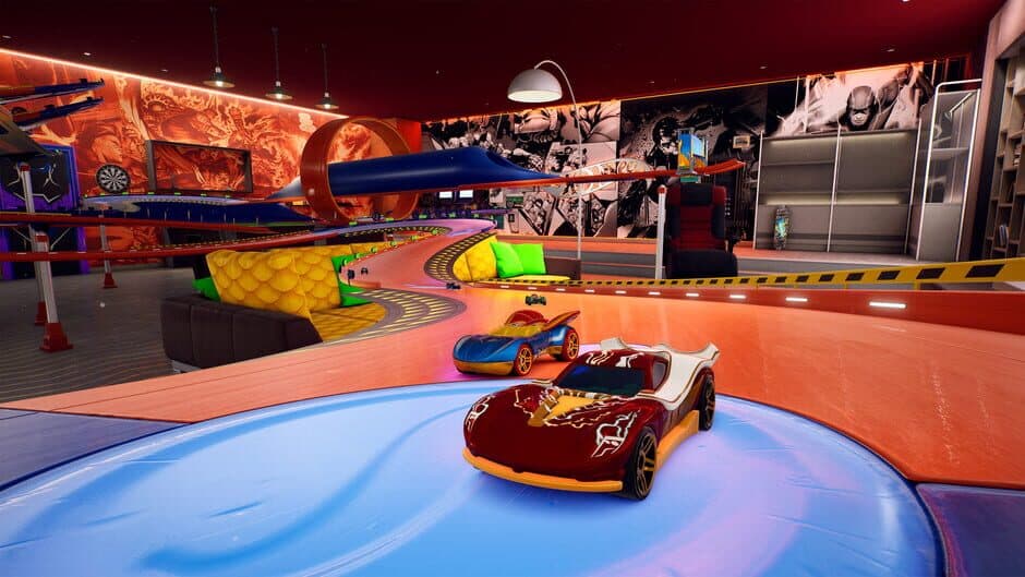 Скриншот 1 из Hot Wheels Unleashed: DC Super Heroes Racing Season