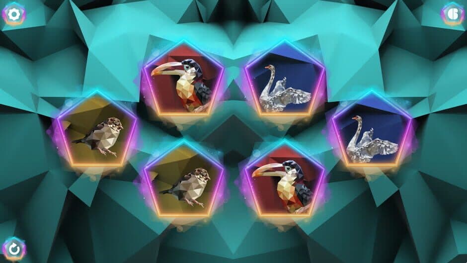 Скриншот 1 из Poly Memory: Birds