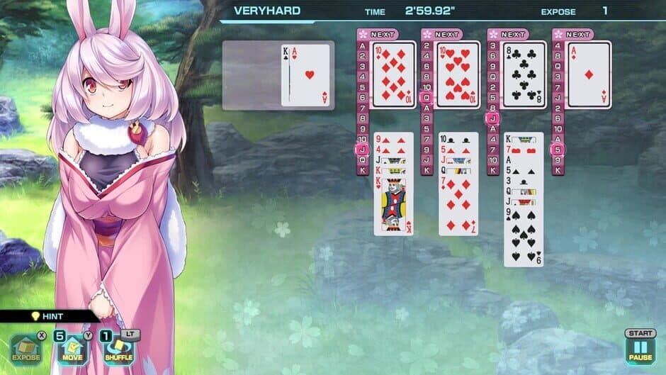 Скриншот 4 из Pretty Girls Four Kings Solitaire