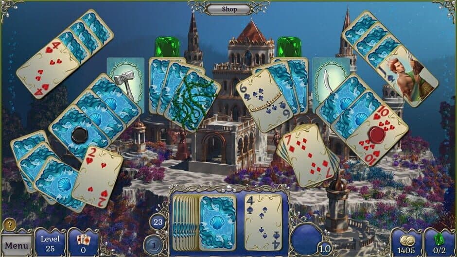 Скриншот 3 из Jewel Match Atlantis Solitaire 3: Collector's Edition