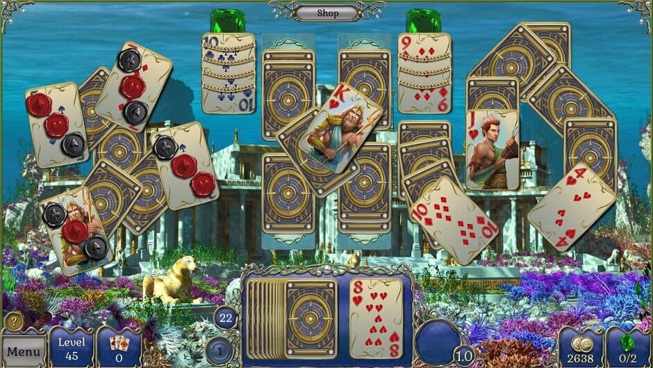 Скриншот 5 из Jewel Match Atlantis Solitaire 3: Collector's Edition
