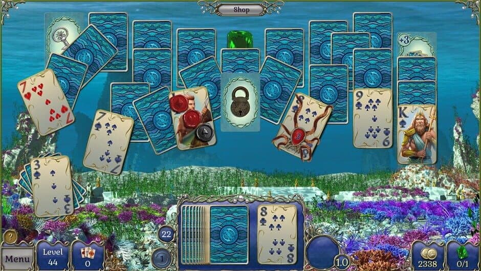 Скриншот 9 из Jewel Match Atlantis Solitaire 3: Collector's Edition