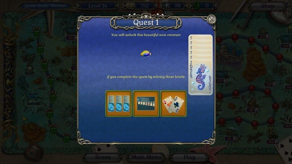 Скриншот 10 из Jewel Match Atlantis Solitaire 3: Collector's Edition