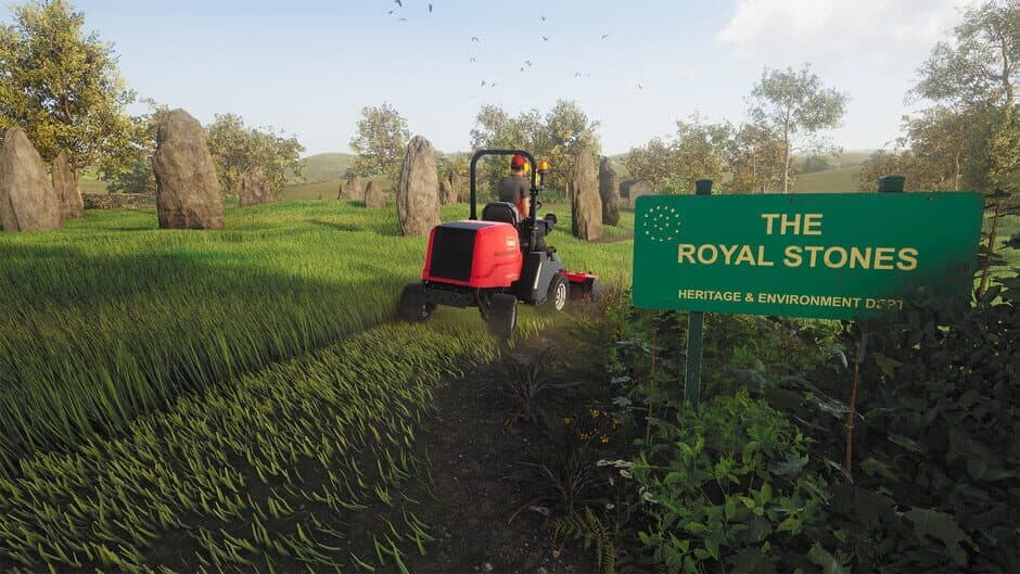 Скриншот 4 из Lawn Mowing Simulator: Ancient Britain