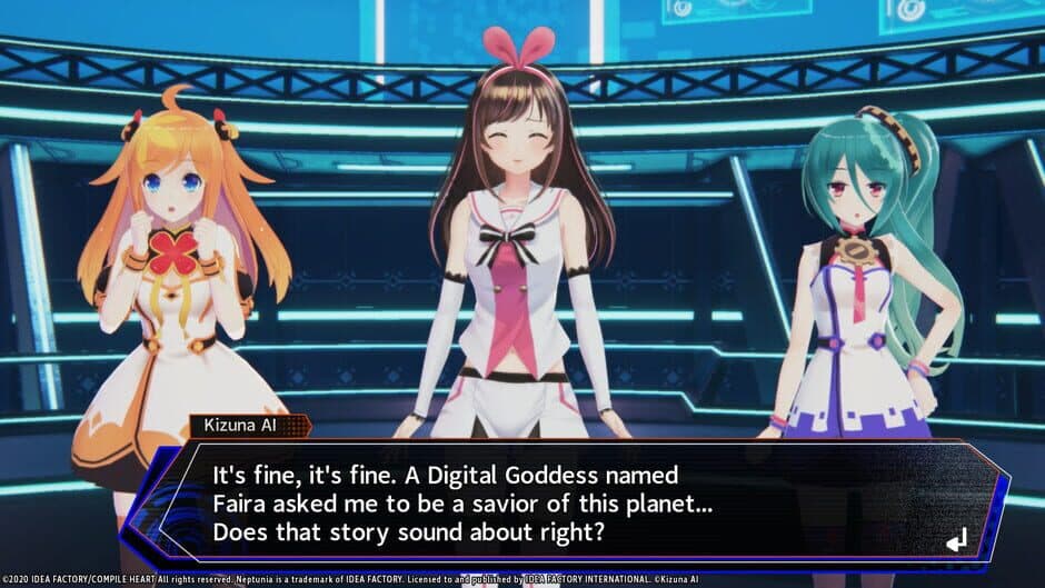 Скриншот 5 из Neptunia: Virtual Stars - Kizuna AI