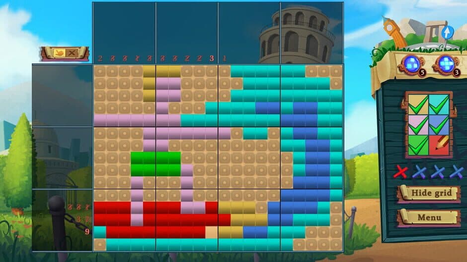Скриншот 2 из Adventure Mosaics: Moto-Trip