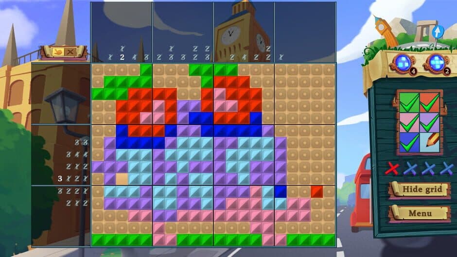 Скриншот 4 из Adventure Mosaics: Moto-Trip