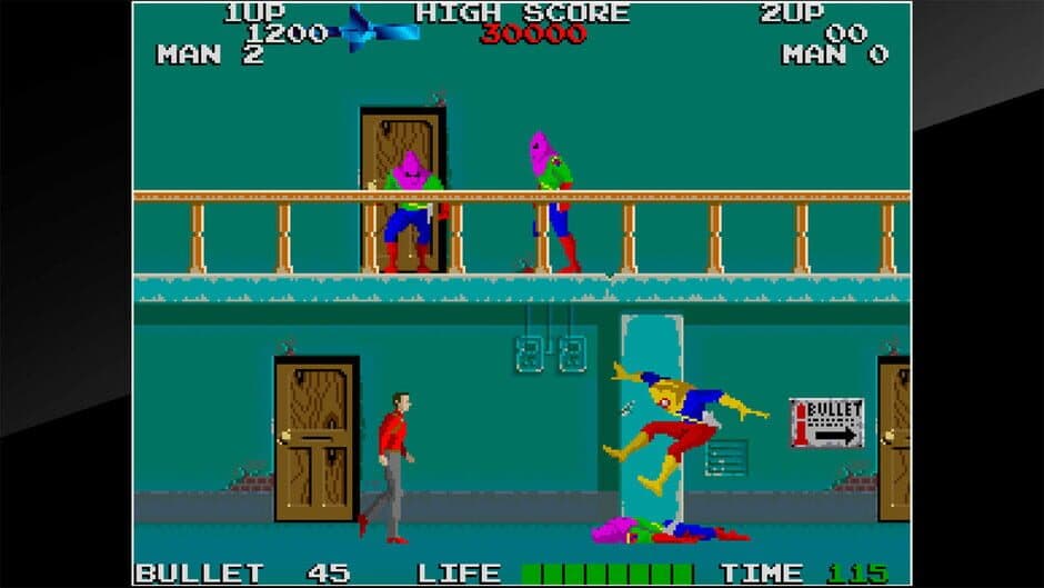 Скриншот 1 из Arcade Archives: Rolling Thunder