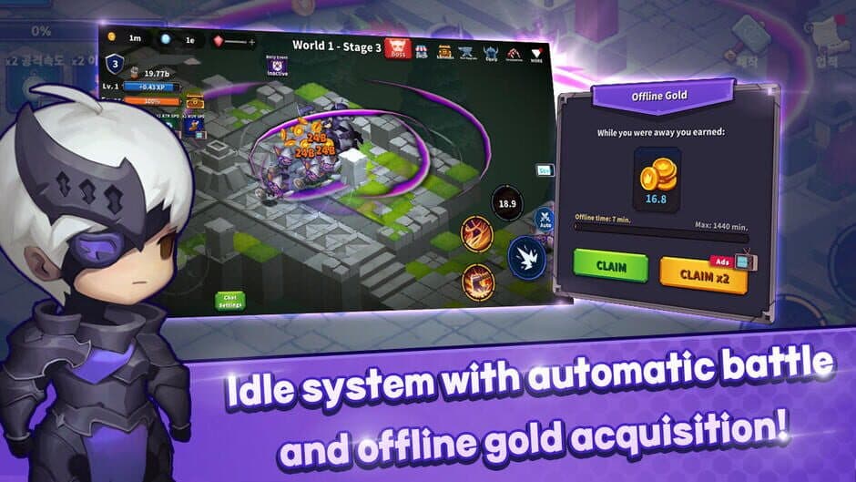 Скриншот 1 из Idle Iron Knight