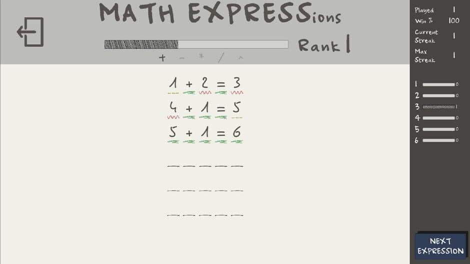 Скриншот 1 из Math Expressions