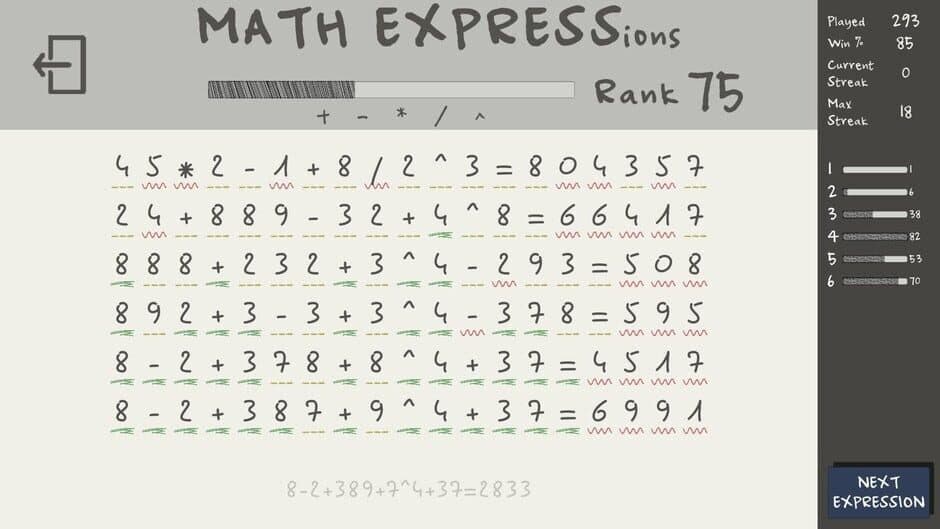 Скриншот 5 из Math Expressions