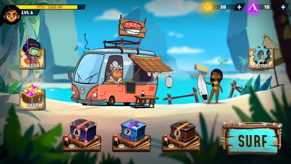 Скриншот 3 из Sushi Surf: Endless Run Fun