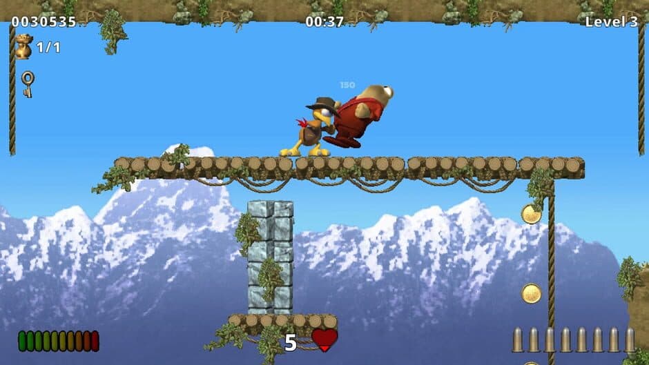 Скриншот 2 из Moorhuhn Jump and Run: Traps and Treasures 2