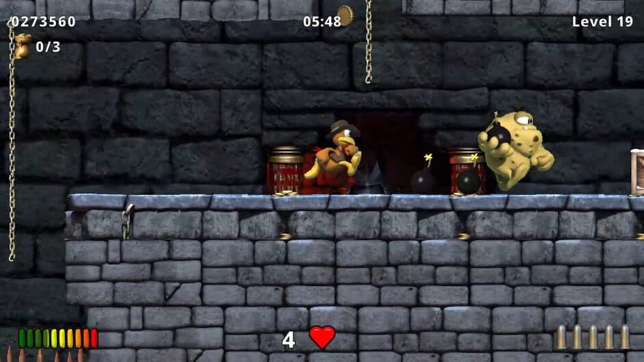 Скриншот 6 из Moorhuhn Jump and Run: Traps and Treasures 2