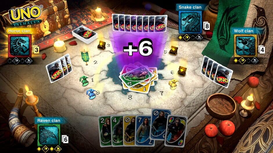 Скриншот 4 из Uno: Assassin's Creed Valhalla Theme Cards